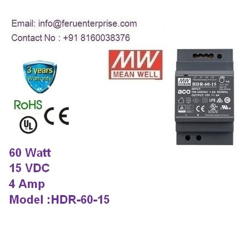 HDR-60-15 MEANWELL SMPS Power Supply