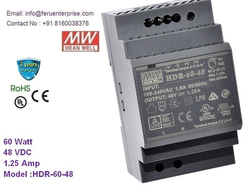 HDR-60-48 MEANWELL SMPS Power Supply