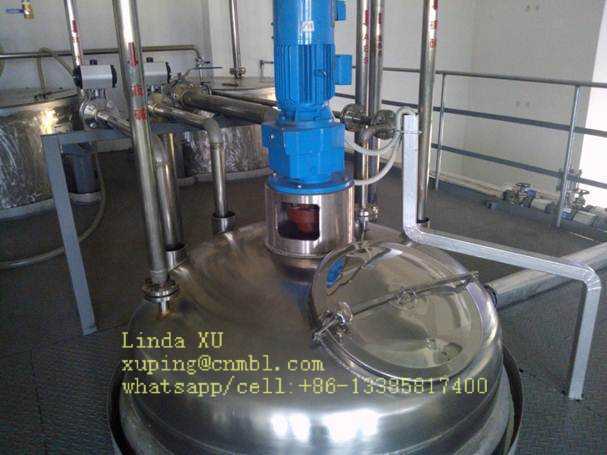 Liquid detergent making machine Laundry detergent production line