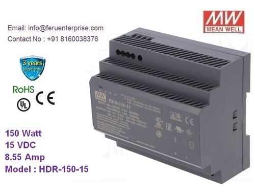 HDR-150-15 MEANWELL SMPS Power Supply
