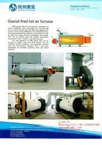 Gas Fired Hot Air Generator