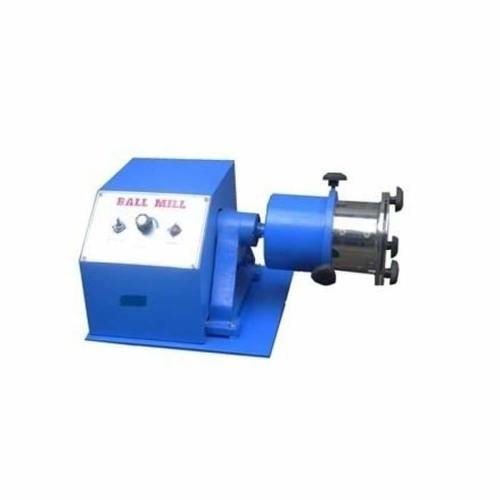 Ball Mill - M.S. Construction 1 KG 2 KG & 5 KG Jar Capacities | Industrial Application 220-240 Volt Voltage 1 Year Warranty