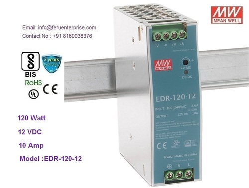 EDR-120-12 MEANWELL SMPS Power Supply
