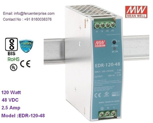 EDR-120-48 MEANWELL SMPS Power Supply