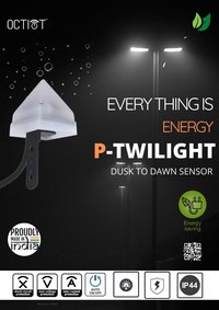 OCT P Twilight 230Volt Auto Day Night On And Off Photocell LDR Sensor Switch