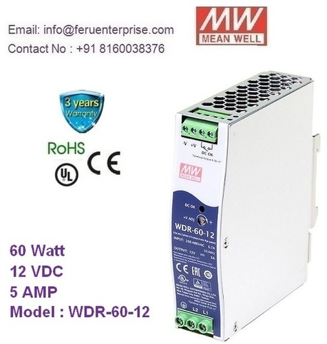 WDR-60-12 MEANWELL SMPS Power Supply