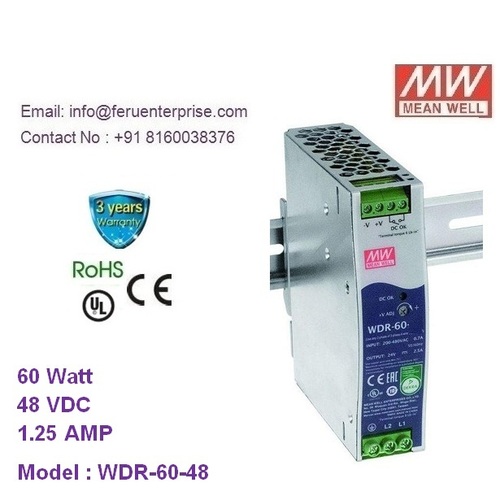 WDR-60-48 MEANWELL SMPS Power Supply