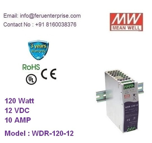 WDR-120-12 MEANWELL SMPS Power Supply