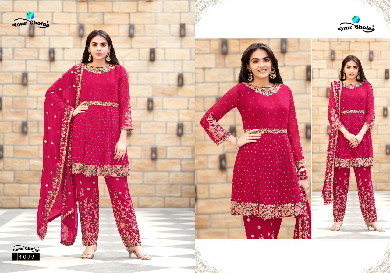 Merry Blooming Georgette Eid Special Suits Collection