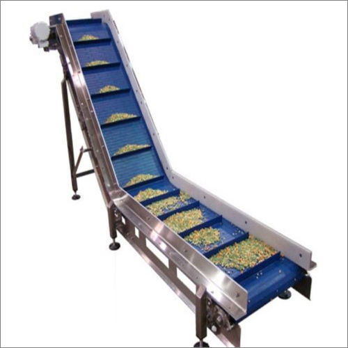 Metal Industrial Inclined Belt Conveyor