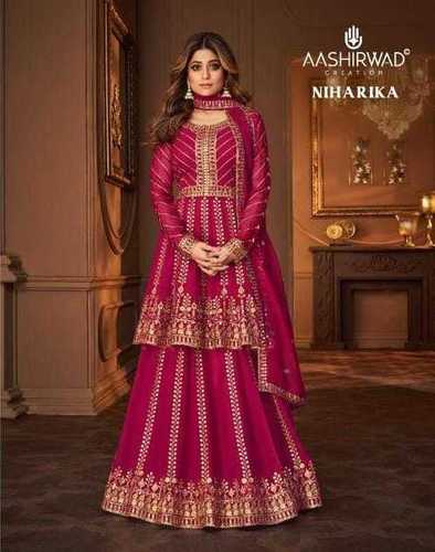 Niharika Real Georgette Salwar Suits Catalogue Set