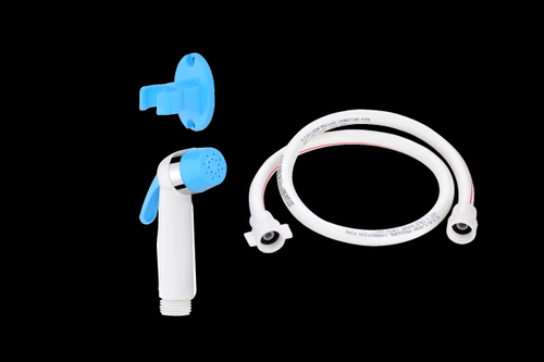 Conty Health Faucet With 1 Mtr PVC CP Tube And Hook