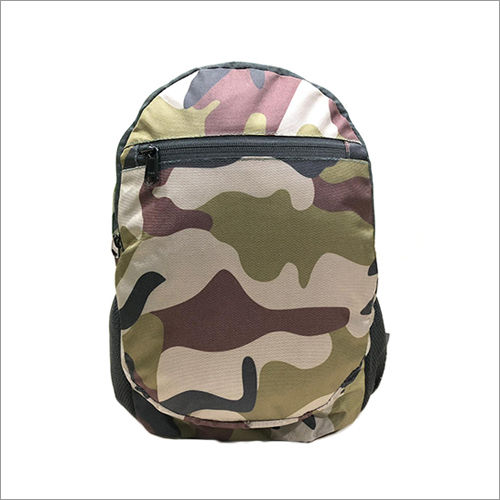 Cmaflouage Print Backpack