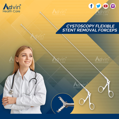 Manual Cystoscopy Stent Removing Forceps