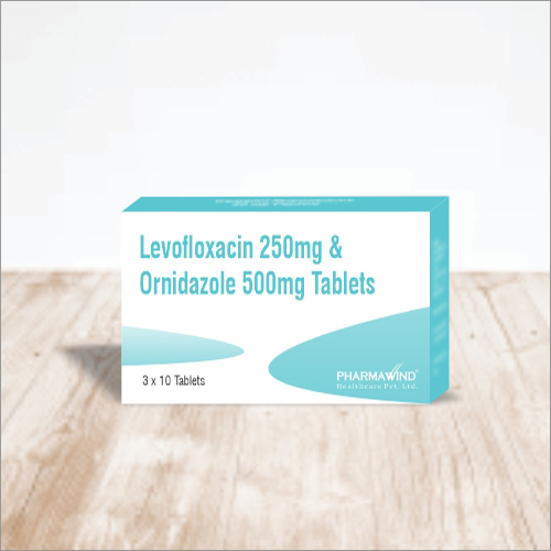 Levofloxacin 250mg And Ornidazole 500mg Tablets
