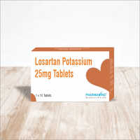 25mg Losartan Potassium Tablets Recommended For: As Per Doctor Recommendation