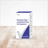 Tablets Artemether 20mg Plus Lumefantrine 120mg Oral Suspension