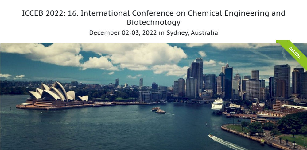 International Conference on Chemical Engineering and Biotechnology