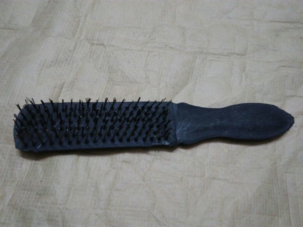 wooden wire brush