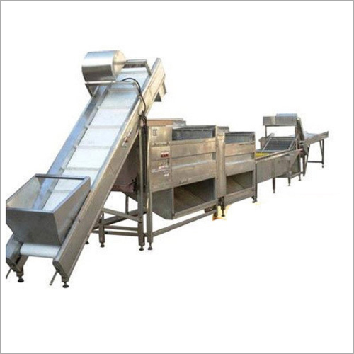 High Efficiency Stainless Steel 304 Grade Semi Automatic Potato Chips Line