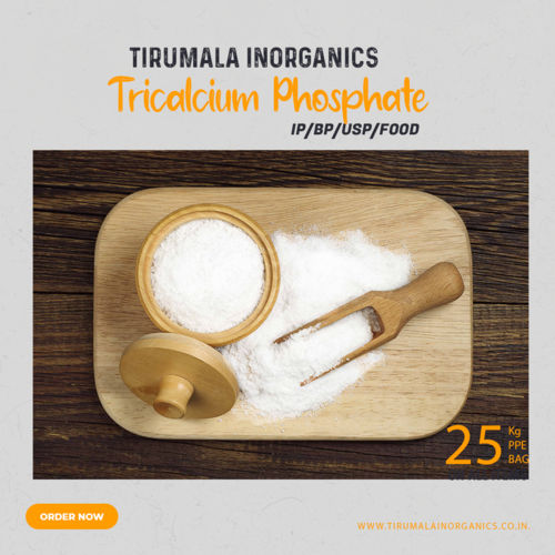 Tricalcium Phosphate IP/BP/USP/Food