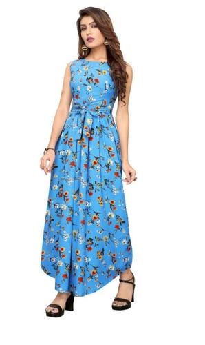 Ladies Casual Sleeveless Plain Maxi Dress at Rs 300/piece, मैक्सी ड्रेस in  Surat