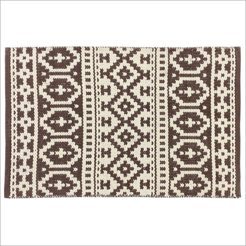 60cm x 90cm Traditional Handwoven Cotton Rug