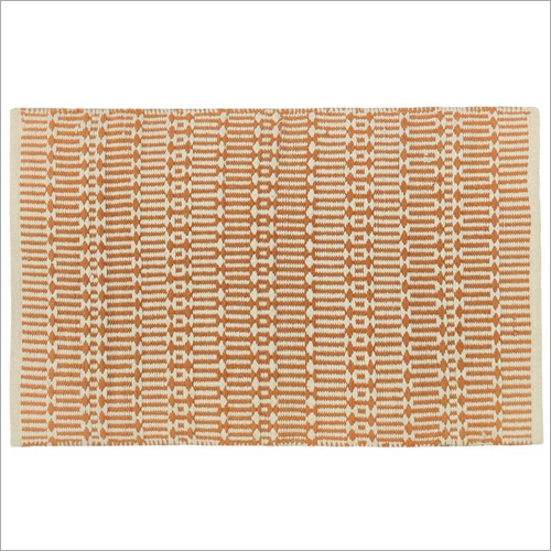 60cm x 90cm Lines and Dots Cotton Rug