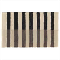 60cm x 90cm Tonal Stripe Cotton Rug