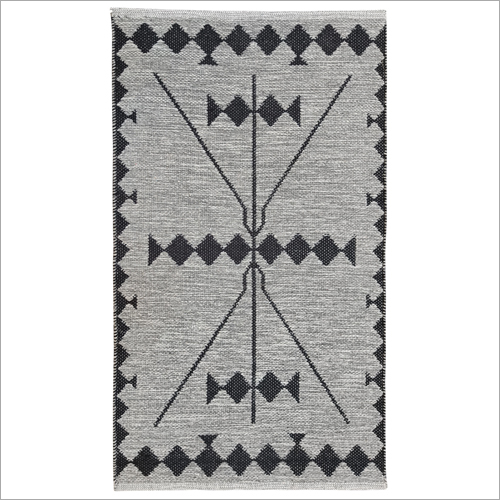 Washable Jacquard Drum Area Rug