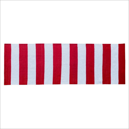 Handwoven Cotton Stripe Yoga Mat