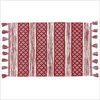 68cm x 115cm Tribal Handwoven Cotton Rug