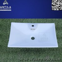 Table Top Wash Basin Square - Color: White