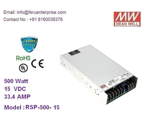 RSP-500-15 MEANWELL SMPS Power Supply