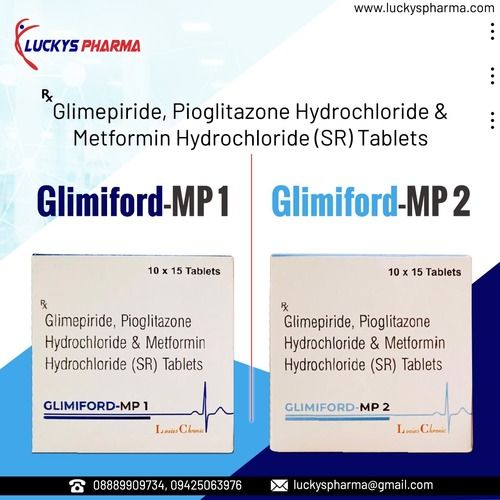 Glimepiride Metformin Pioglitazone Tablet General Medicines