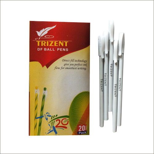 High Quality White Use And Throw Ball Pen