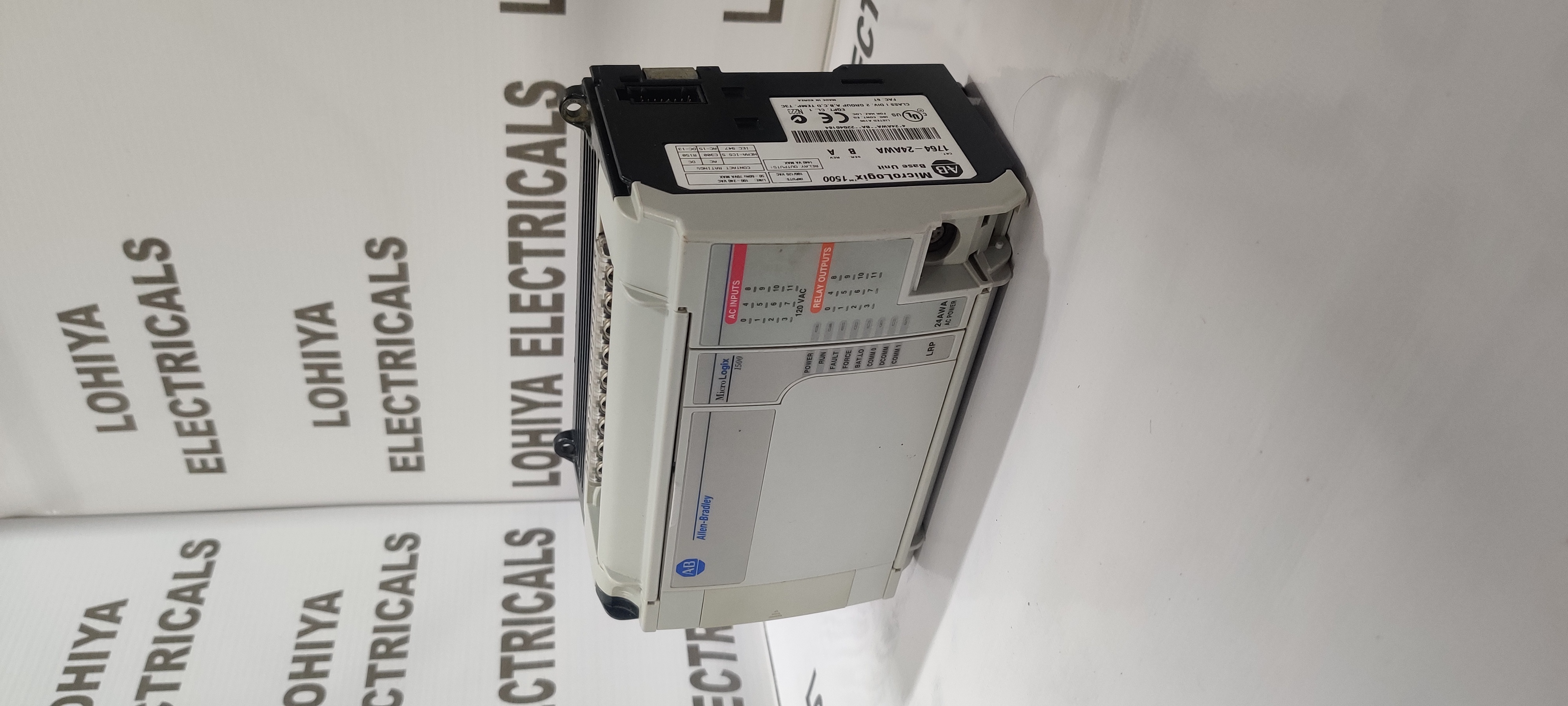 ALLEN BRADLEY 1764 24AWA MICROLOGIX 1500 BASE UNIT