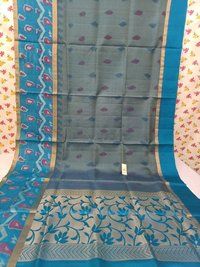 Ikkath pure silk saree