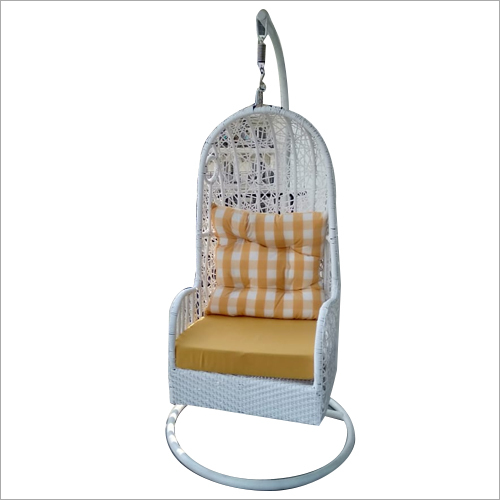 Painted Swing Chair With Cushions