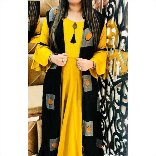 Spring Ladies Designer Heavy Rayon Round Long Kurti