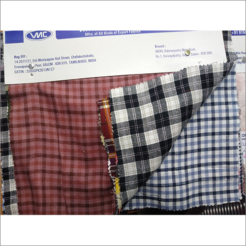 Cotton Yarn Dyed Shirting Fabrics