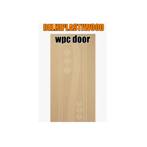 WPC Door - Variable Dimensions, Matte Beige Finish | Cost Effective, Durable, Easy Install, Eco-Friendly, Low Maintenance, Pest Resistant, Stylish Design, Water Resistant