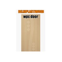 WPC Door - Variable Dimensions, Matte Beige Finish | Cost Effective, Durable, Easy Install, Eco-Friendly, Low Maintenance, Pest Resistant, Stylish Design, Water Resistant