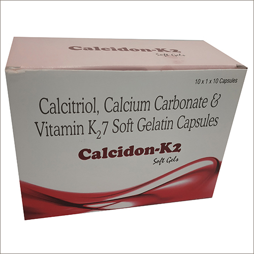 Calcitriol Calcium Carbonate And Vitamin K27 Soft Gelatin Capsules