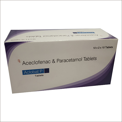 Aceclofenac And Paracetamol Tablets