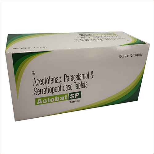 Aceclofenac Paracetamol And Serratiopeptidase Tablets