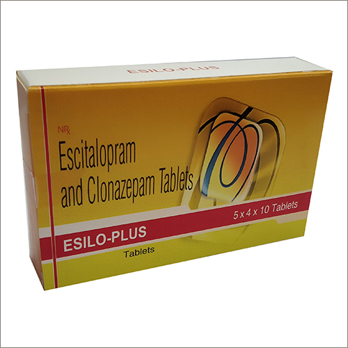 Esilo Plus Escitalopram And Clonazepam Tablets