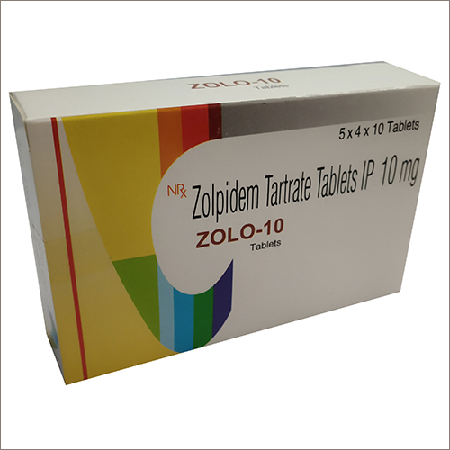 10 Mg Zolpidem Tartrate Tablets IP
