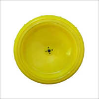 Yellow Round Plastic Tank Cap