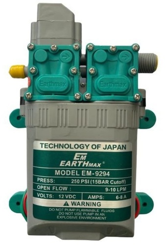 Earthmax 10 LPM 220PSI  Double Motor Pump